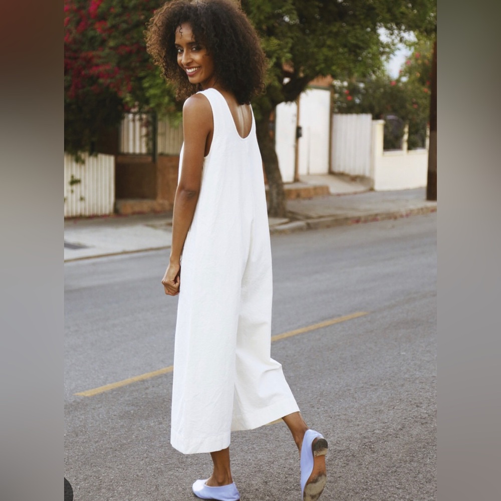 Ilana Kohn Milo Jumpsuit - Cream linen